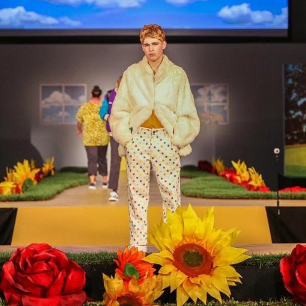 GOLF WANG by Tyler The Creator Multicolor Polka Dot Chino Pants Size 28 Rare - Picture 4 of 11
